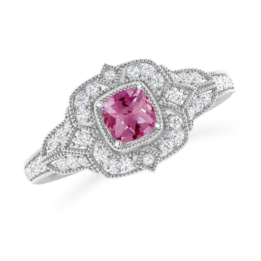 White Gold - Pink Tourmaline