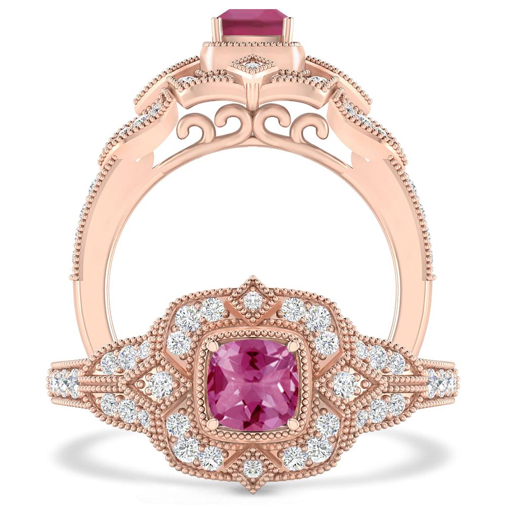 Rose Gold - Pink Tourmaline