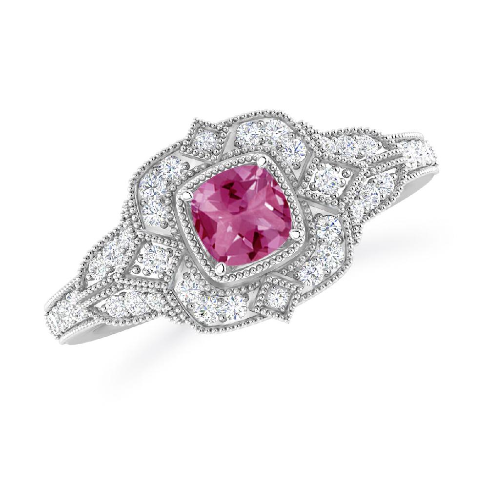 White Gold - Pink Tourmaline