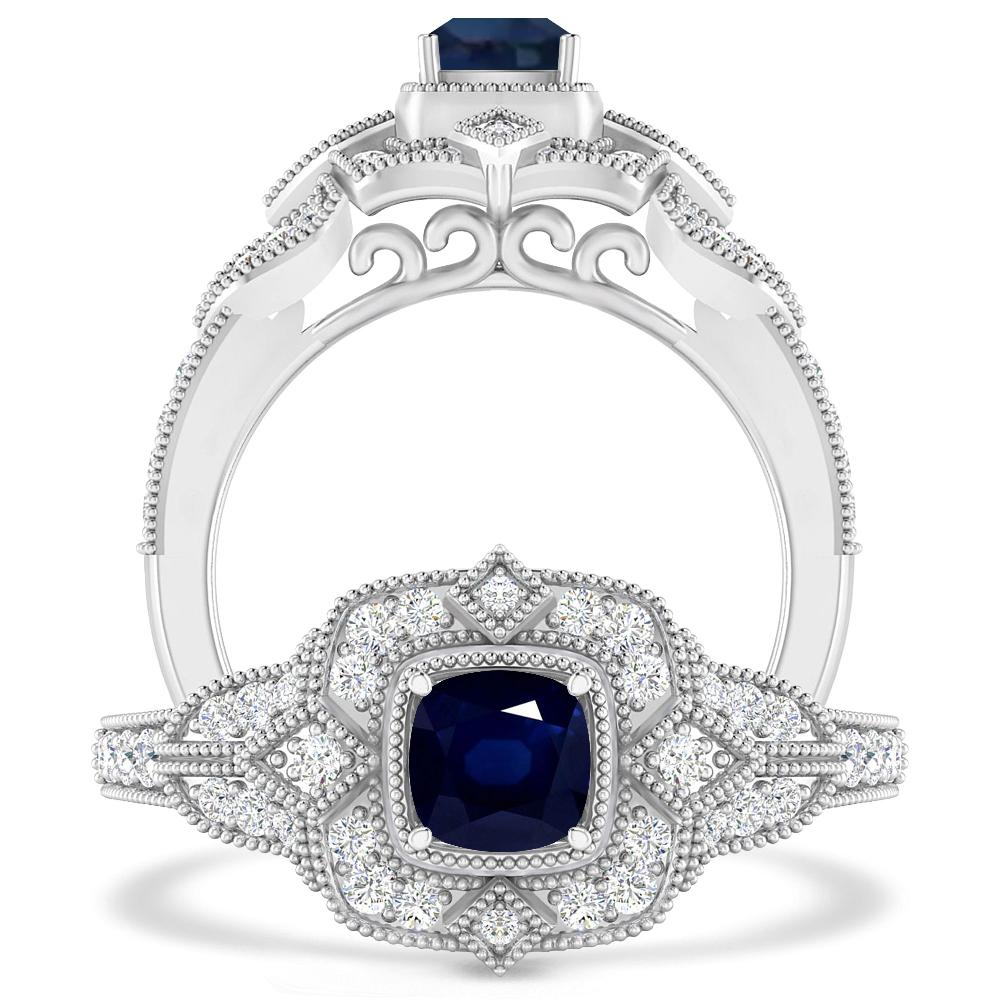 White Gold - Sapphire