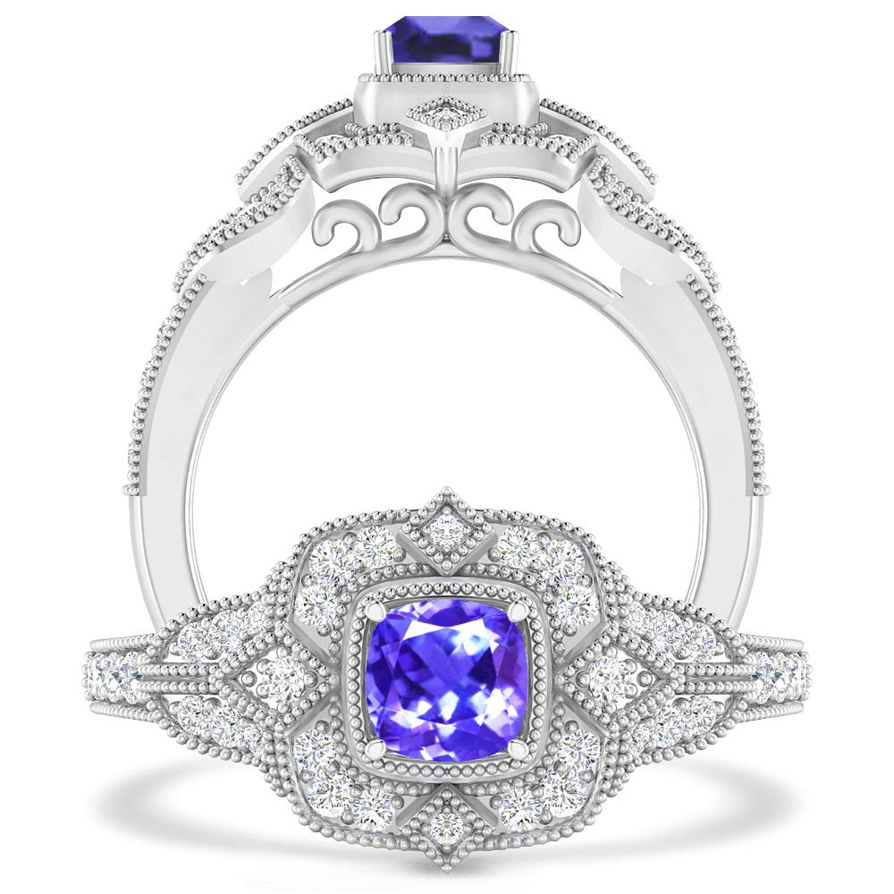 White Gold - Tanzanite