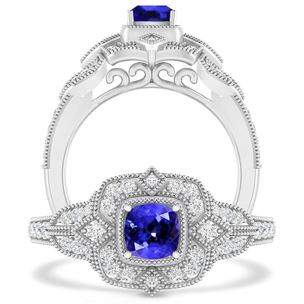 White Gold - Tanzanite