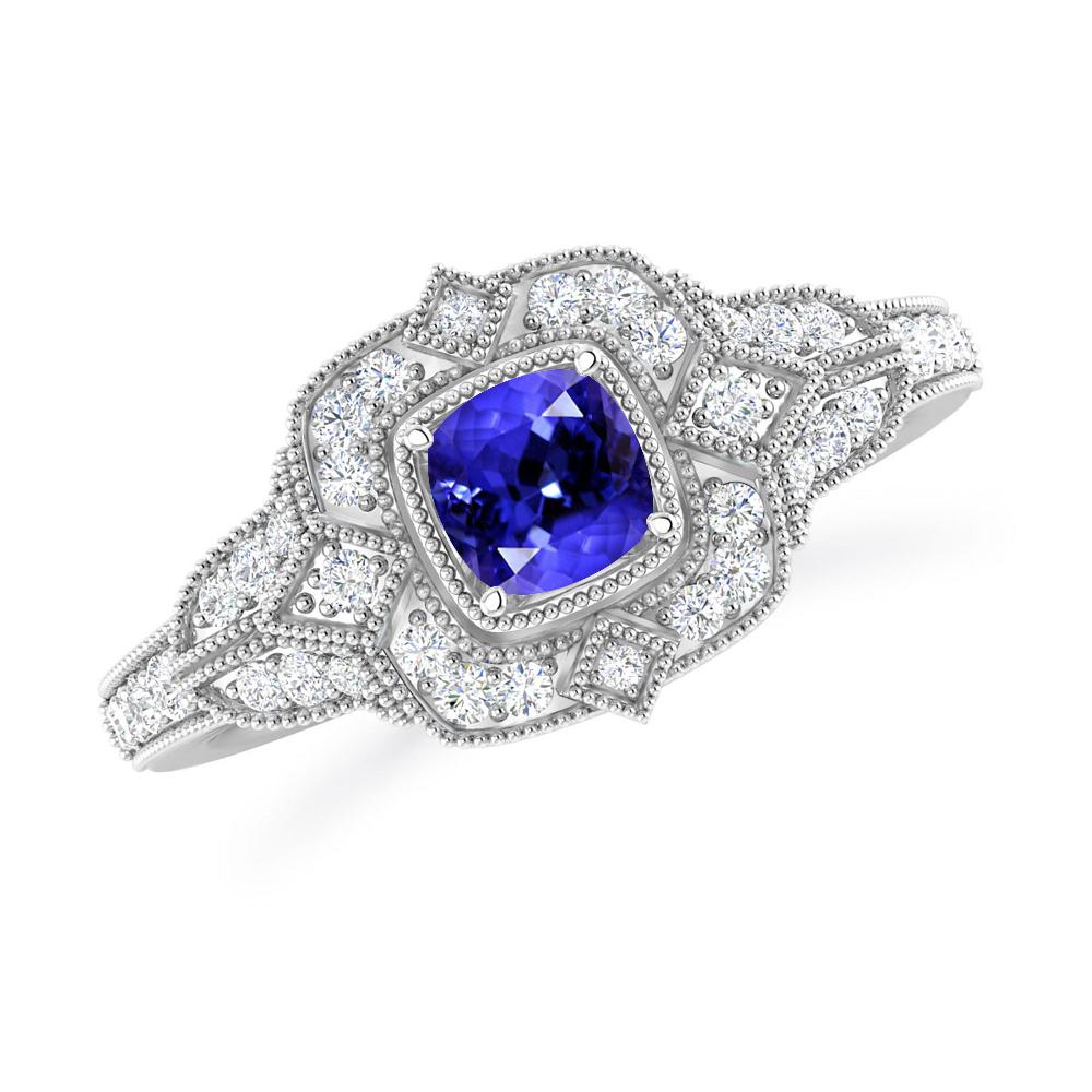 White Gold - Tanzanite