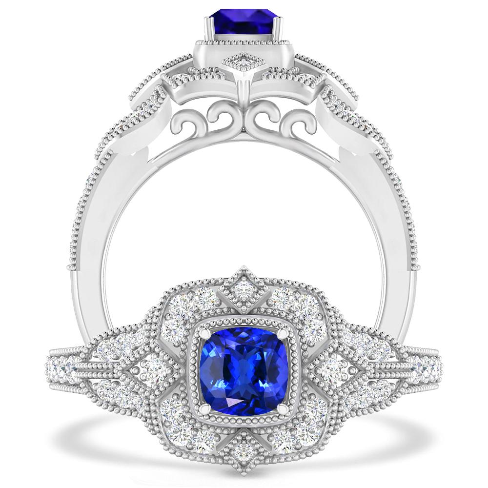 White Gold - Tanzanite