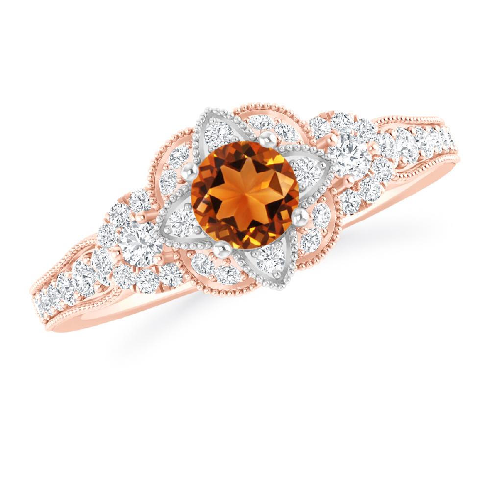 Rose Gold - Citrine