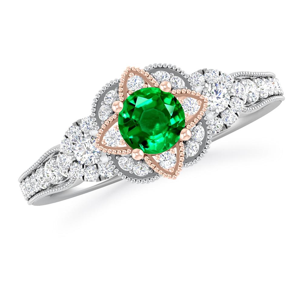 White Gold - Emerald