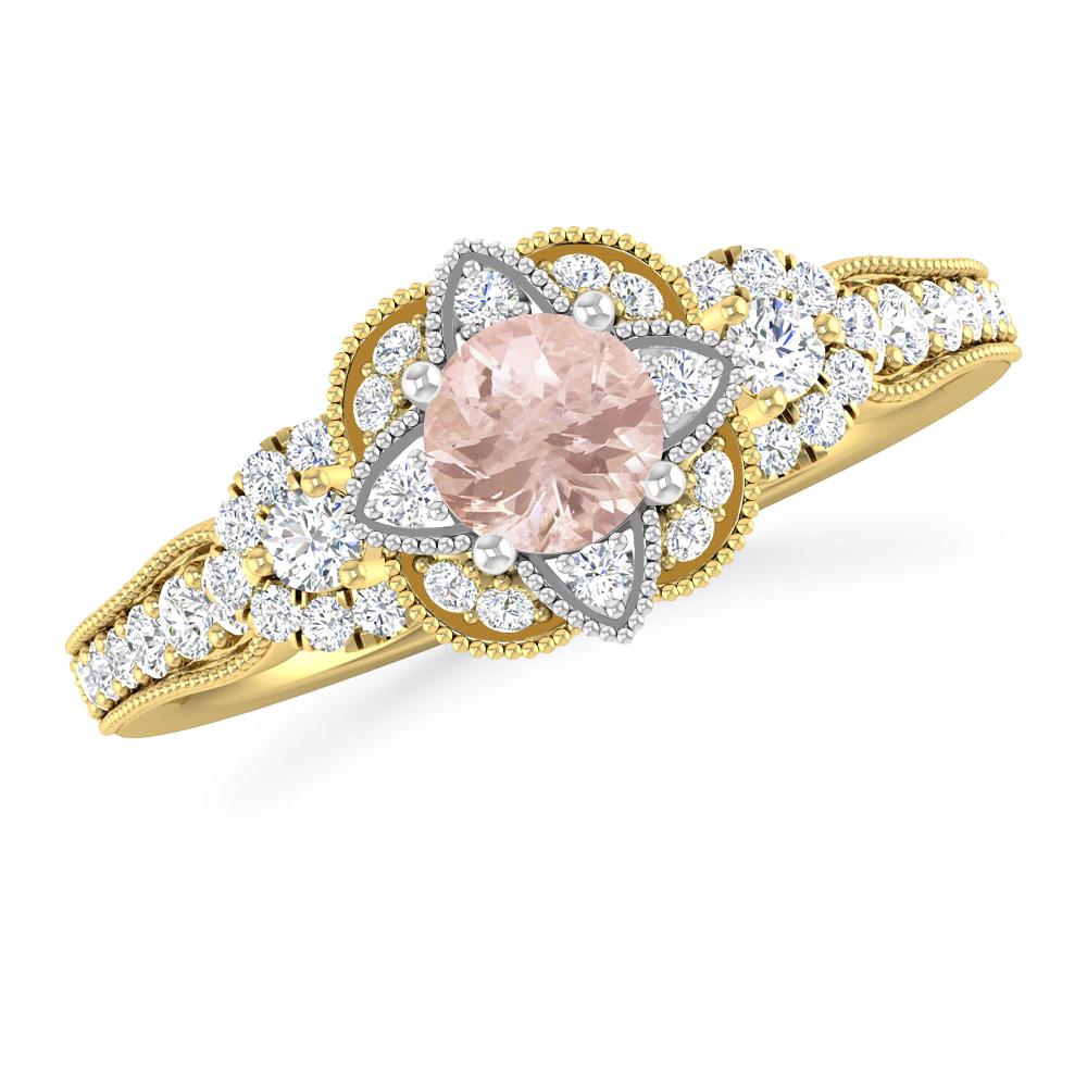 Yellow Gold - Morganite