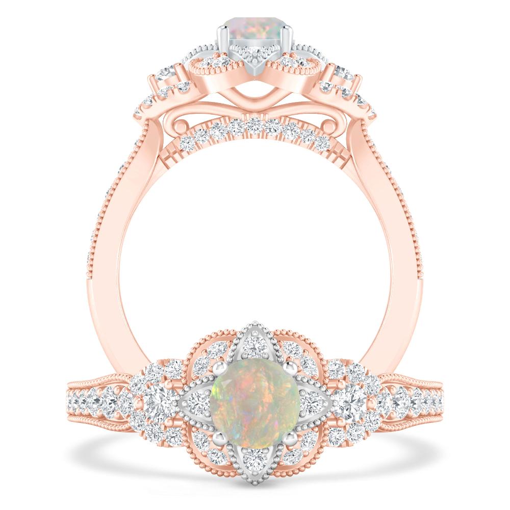 Rose Gold - Opal