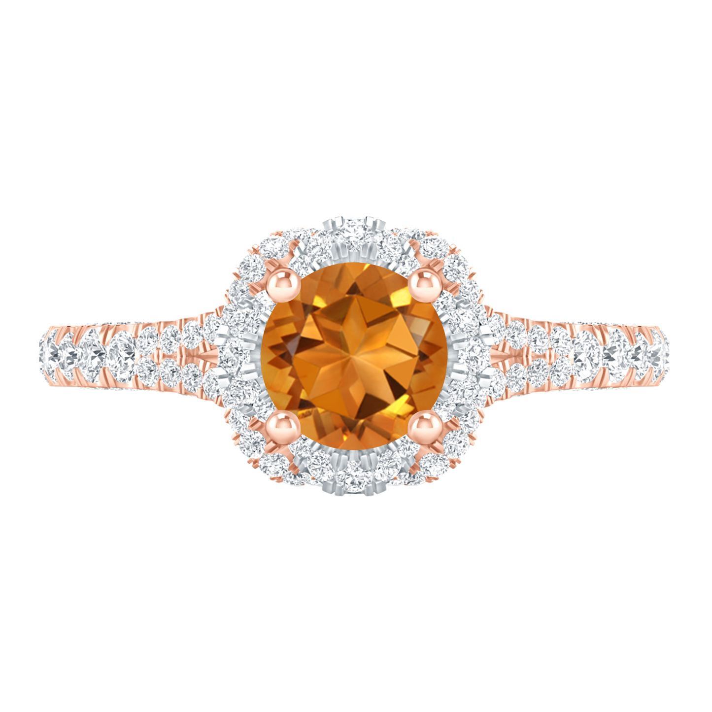 Rose Gold - Citrine