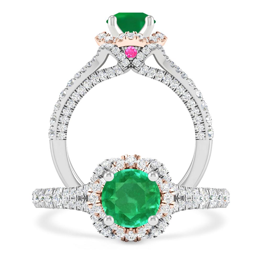 White Gold - Emerald