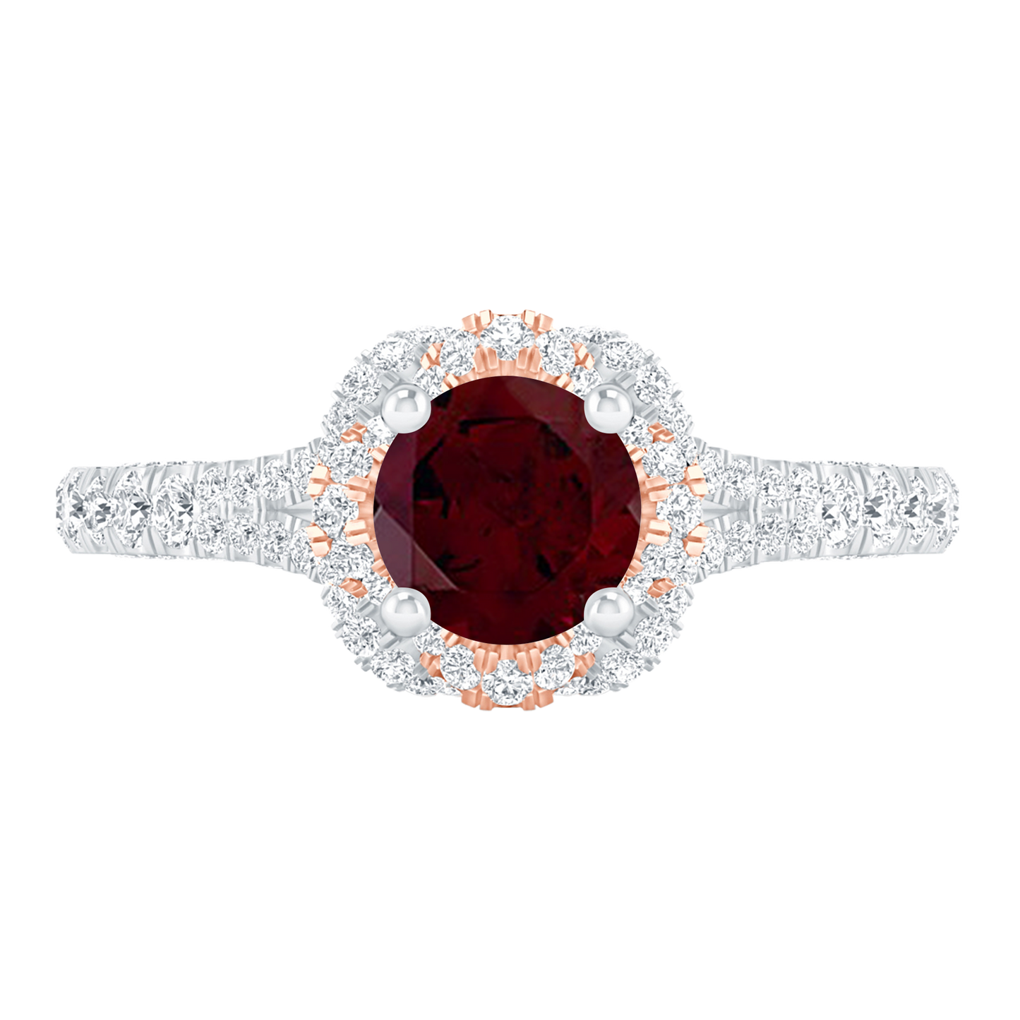 White Gold - Garnet