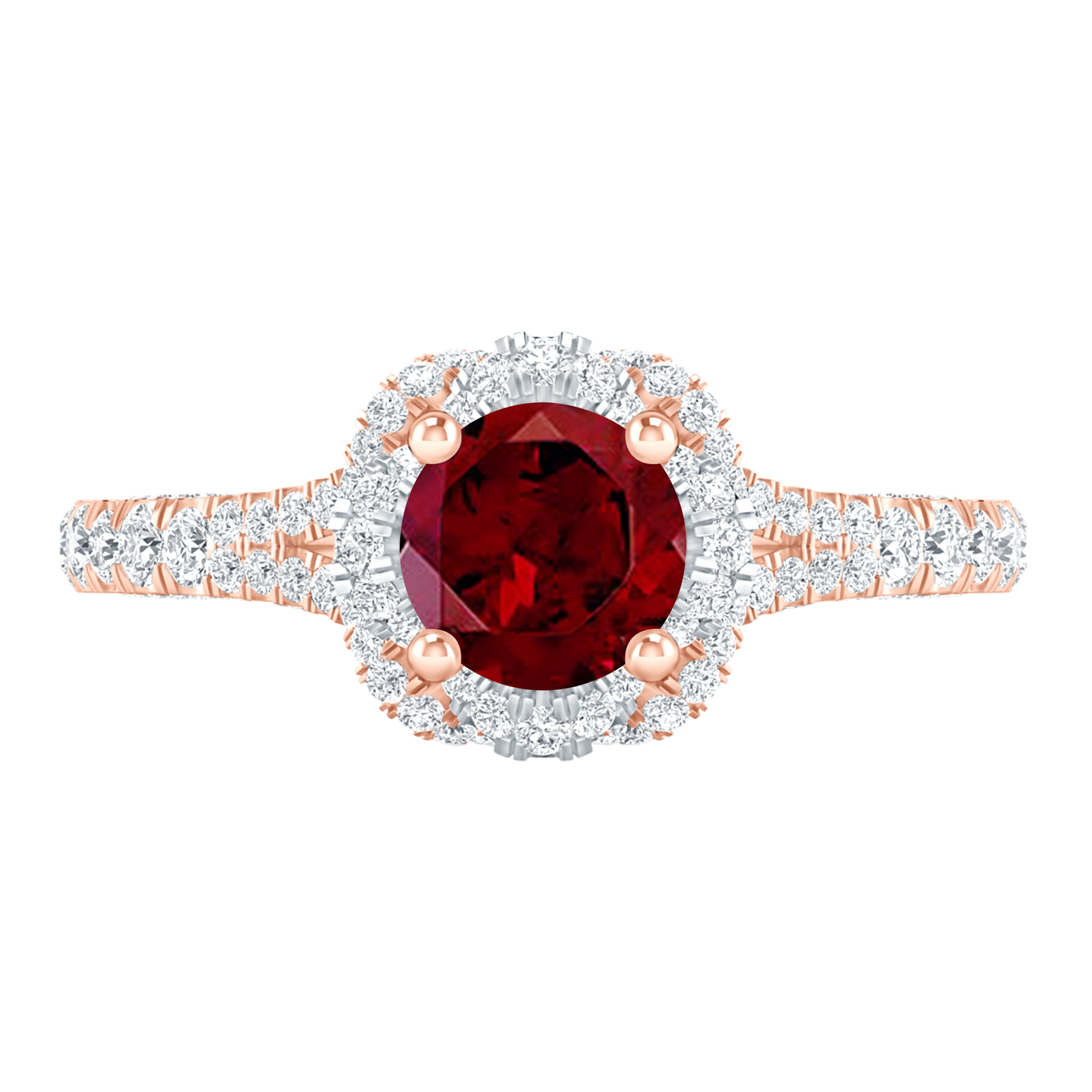 Rose Gold - Garnet