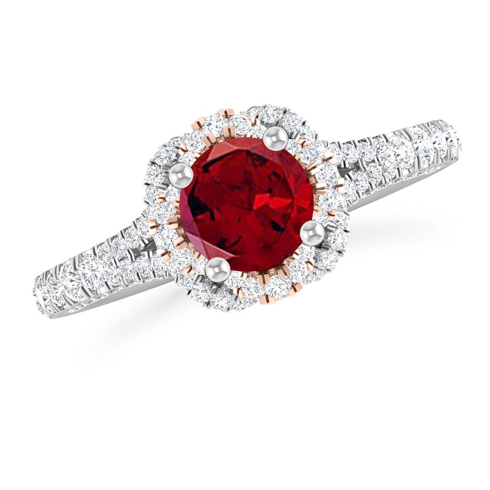 White Gold - Garnet