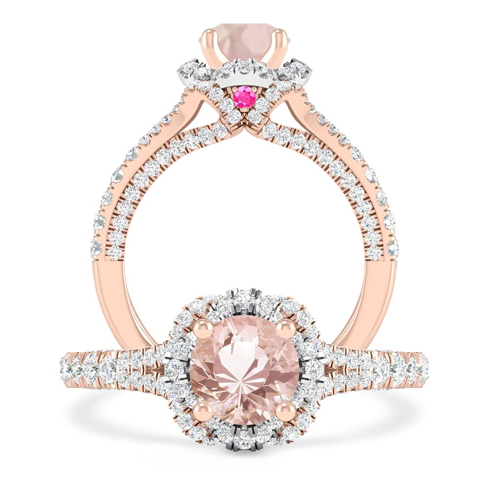 Rose Gold - Morganite
