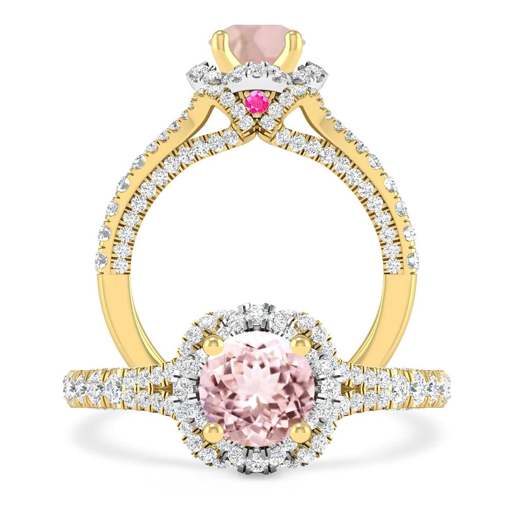 Yellow Gold - Morganite