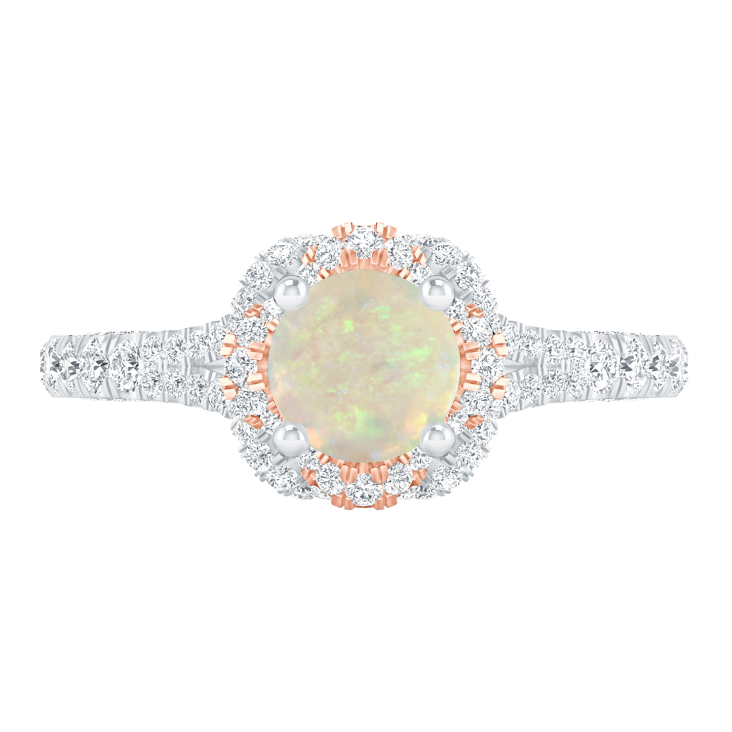 White Gold - Opal
