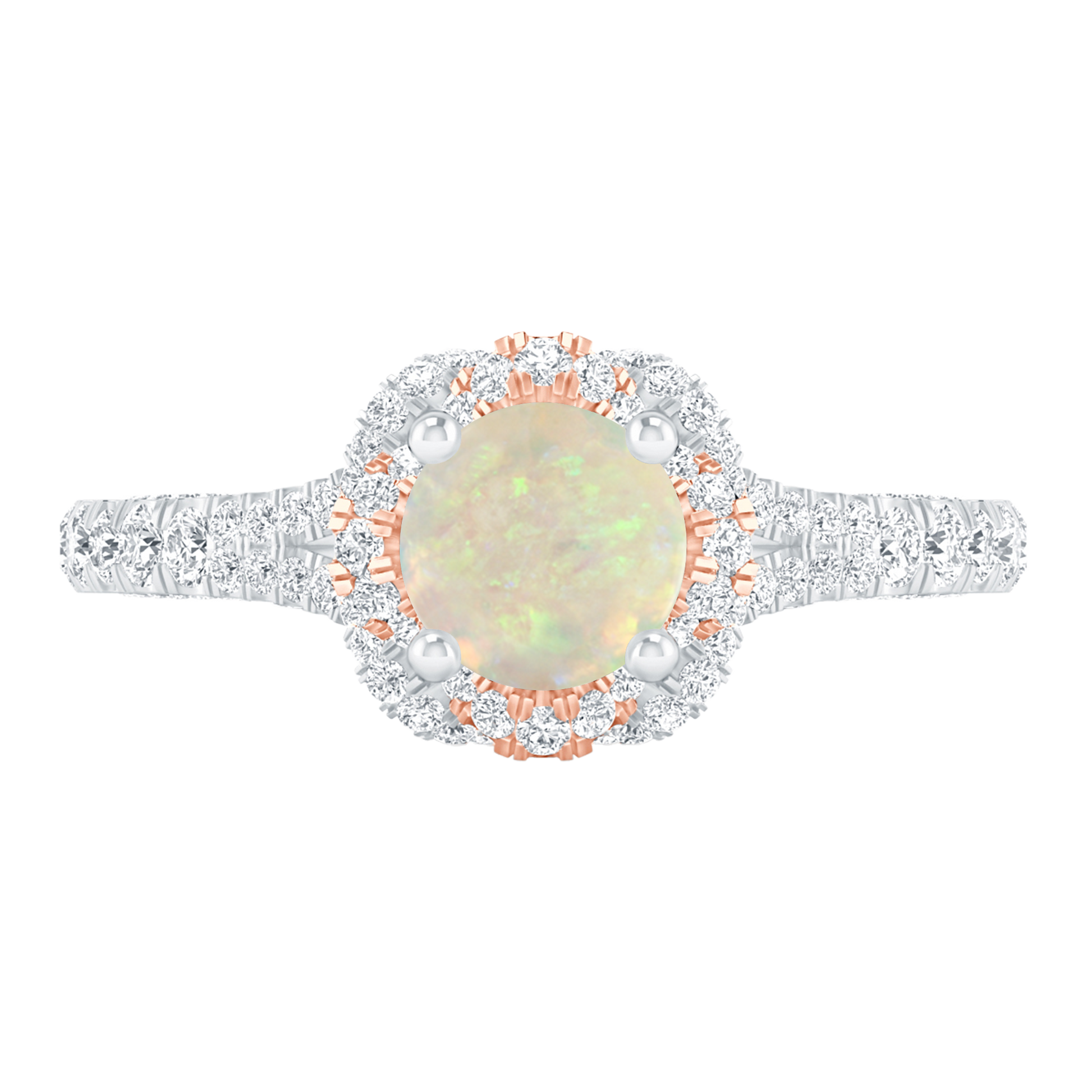 White Gold - Opal