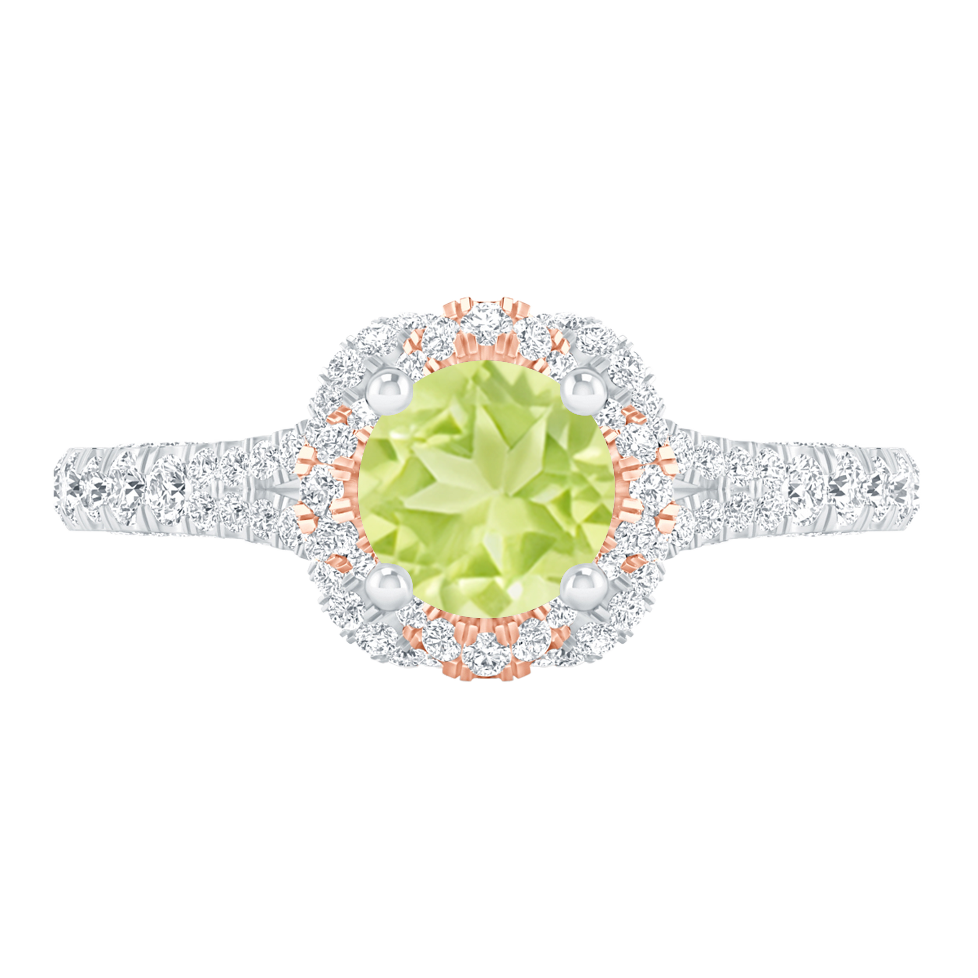 White Gold - Peridot
