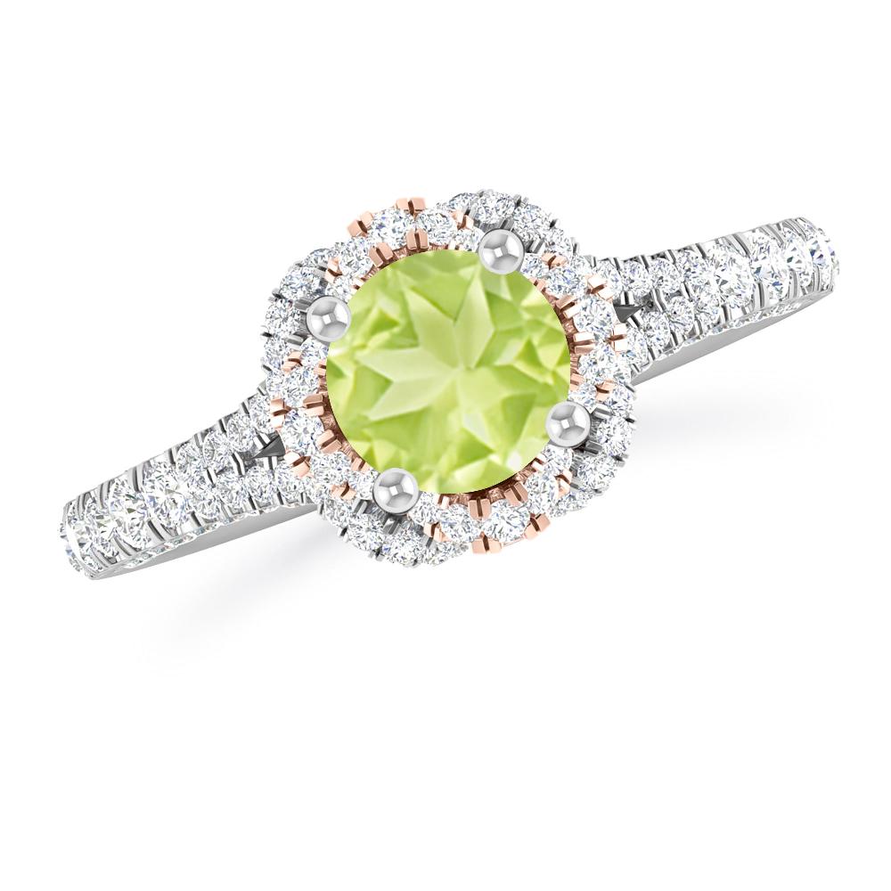 White Gold - Peridot