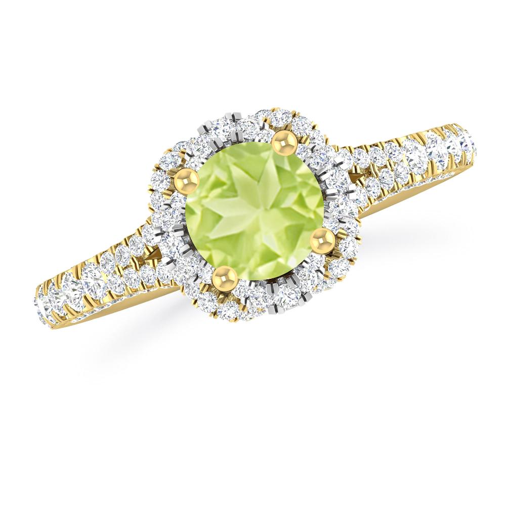 Yellow Gold - Peridot