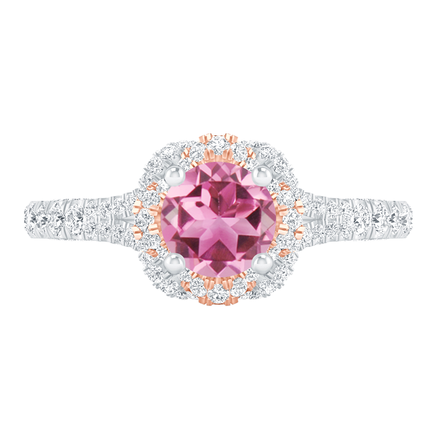 White Gold - Pink Tourmaline