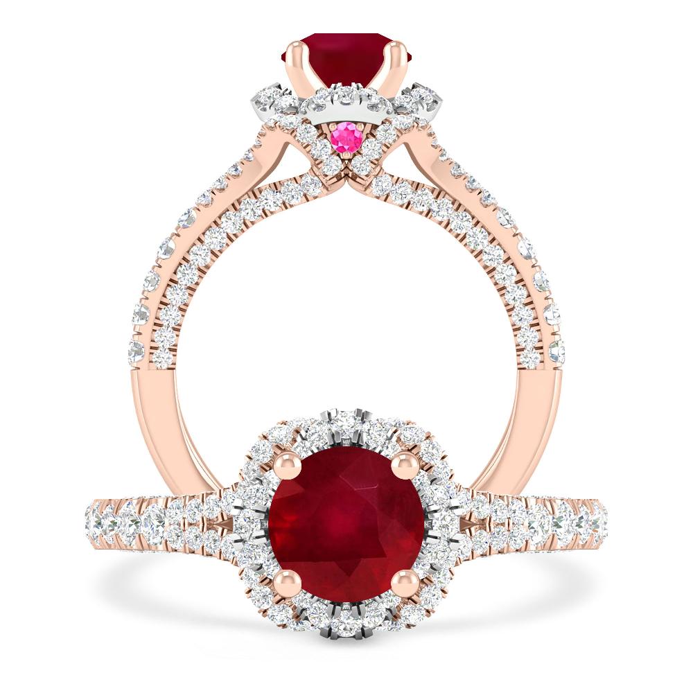 Rose Gold - Ruby