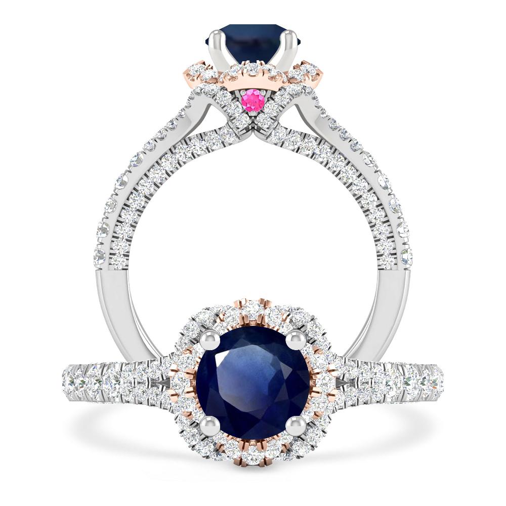 White Gold - Sapphire