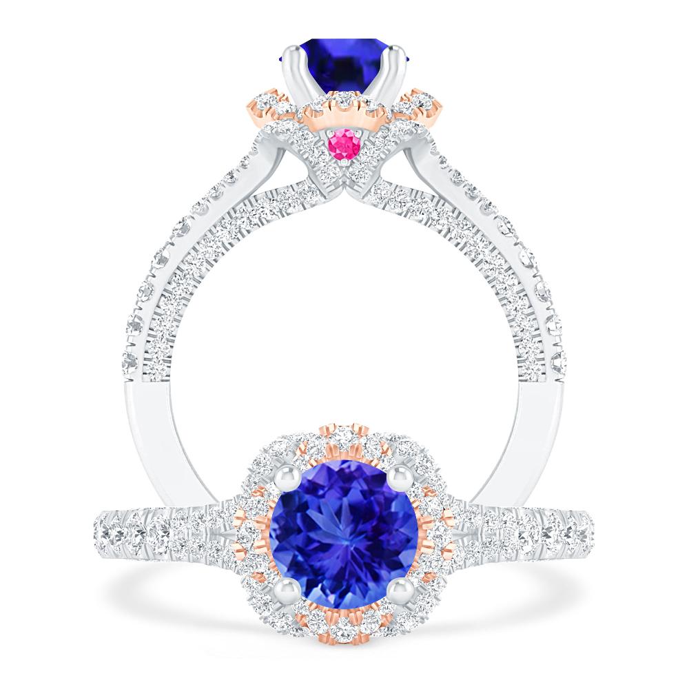 White Gold - Tanzanite