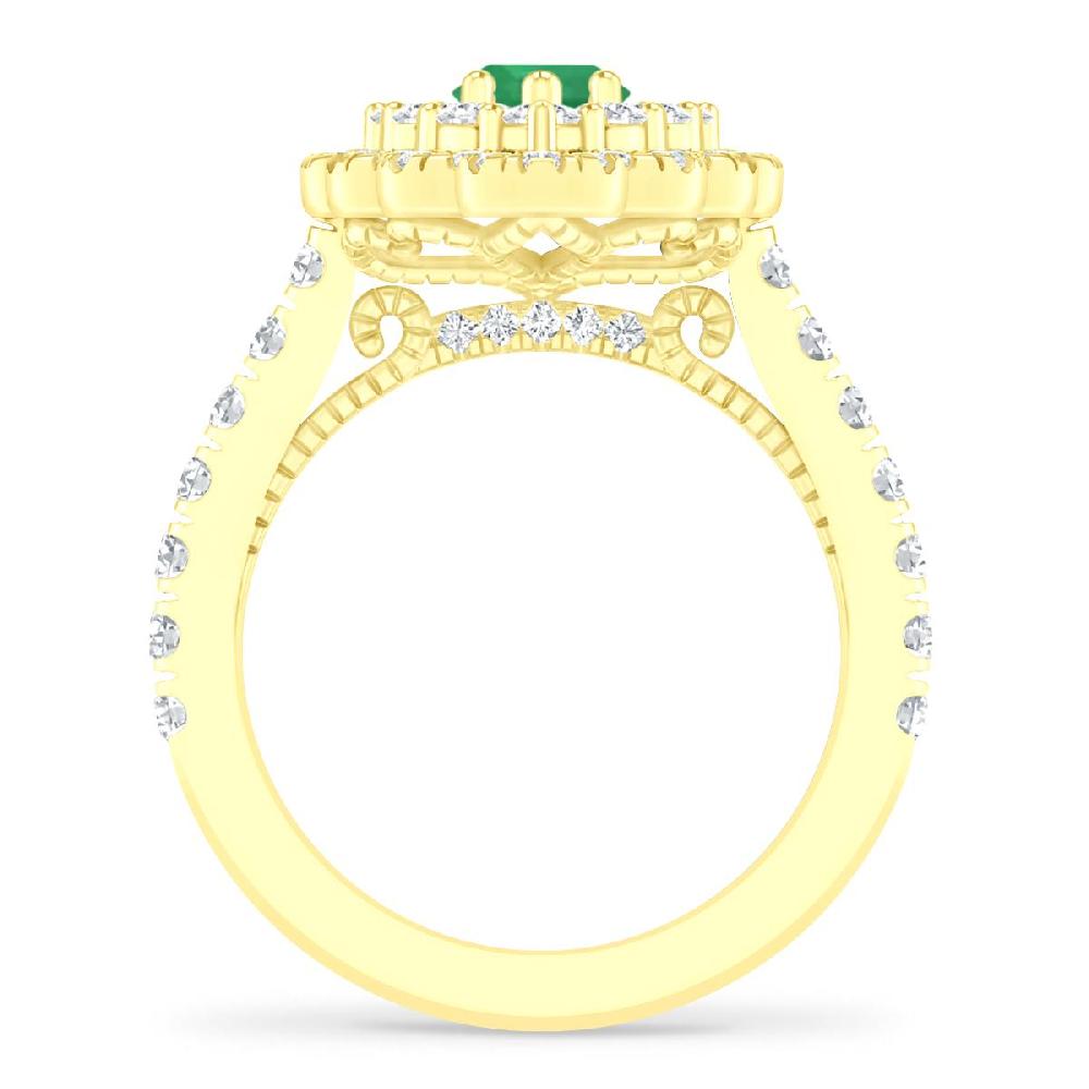Yellow Gold - Emerald