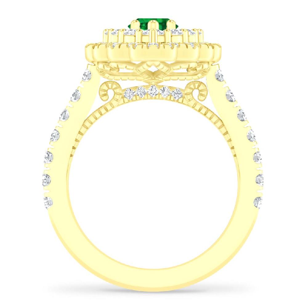 Yellow Gold - Emerald