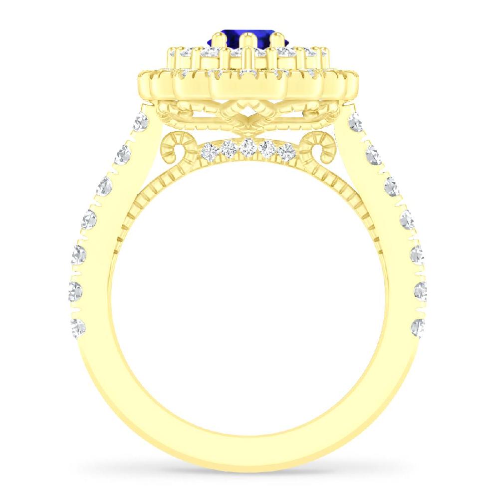 Yellow Gold - Tanzanite