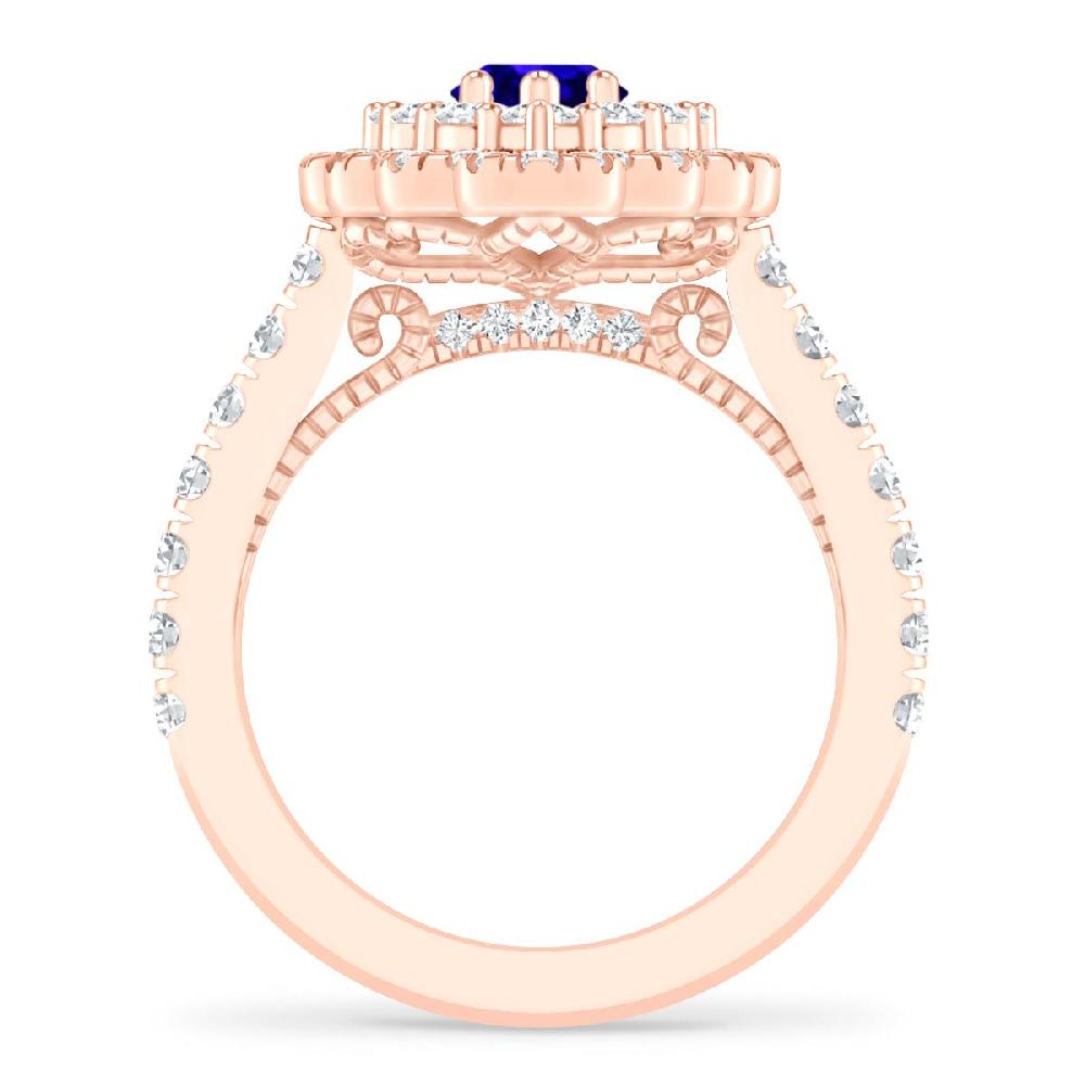 Rose Gold - Tanzanite