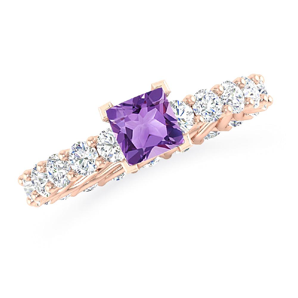 Rose Gold - Amethyst