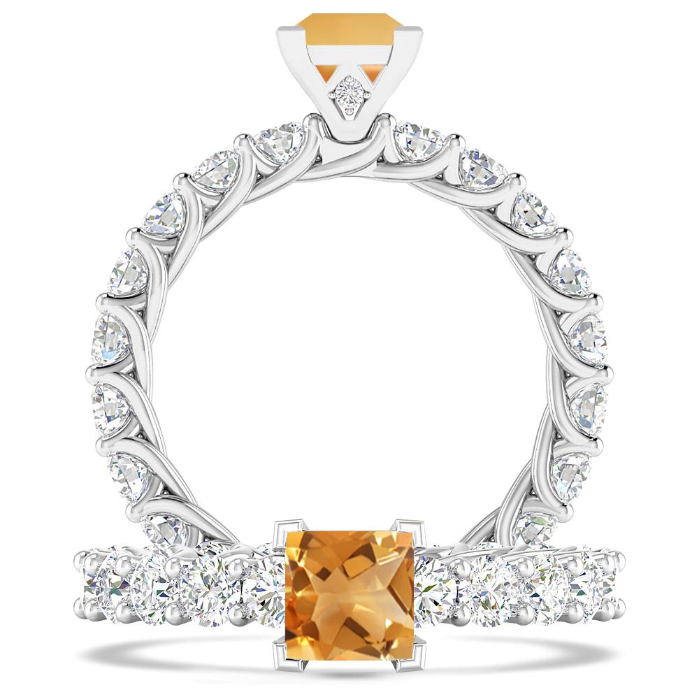 White Gold - Citrine