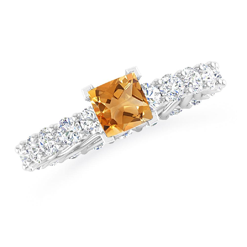 White Gold - Citrine