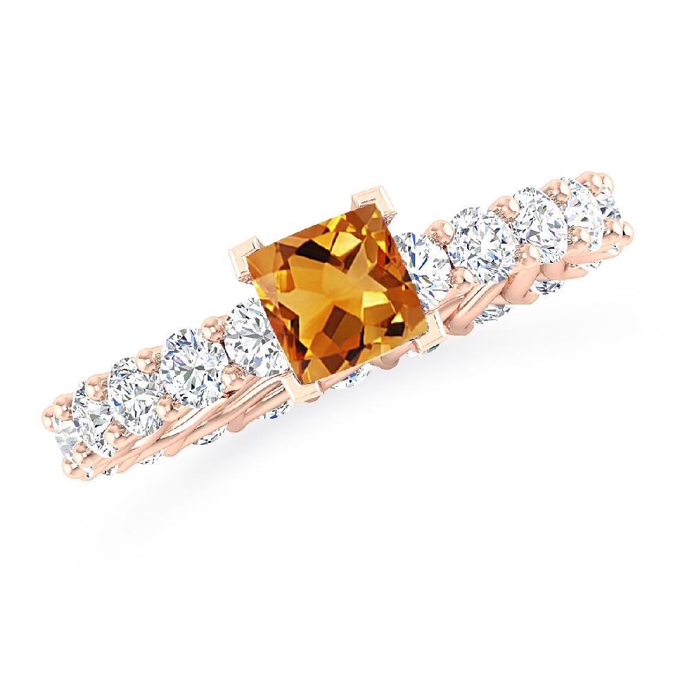 Rose Gold - Citrine