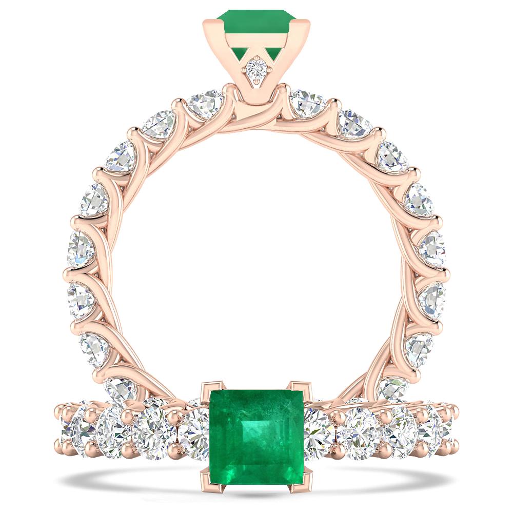 Rose Gold - Emerald