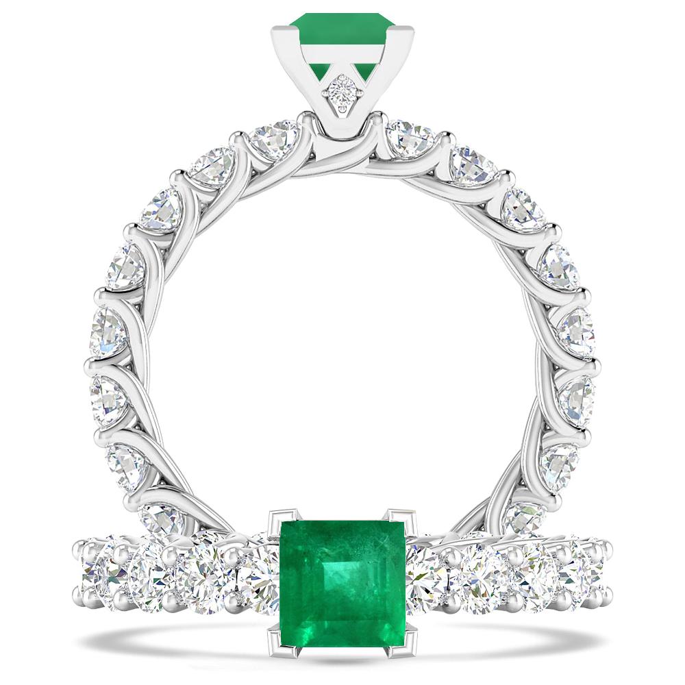 White Gold - Emerald