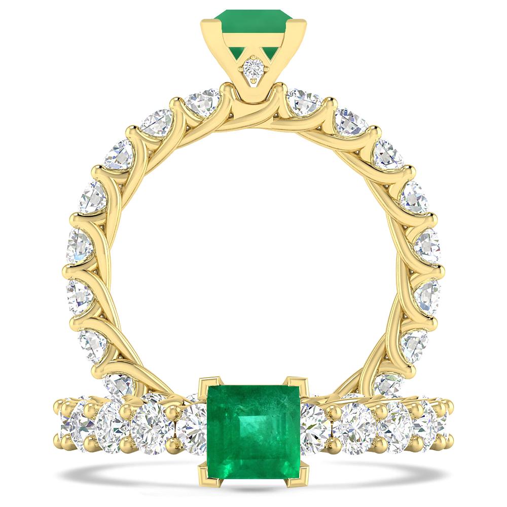 Yellow Gold - Emerald