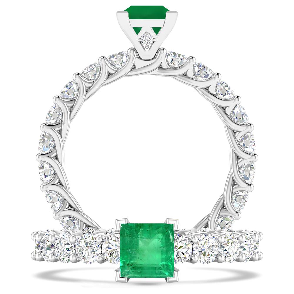 White Gold - Emerald