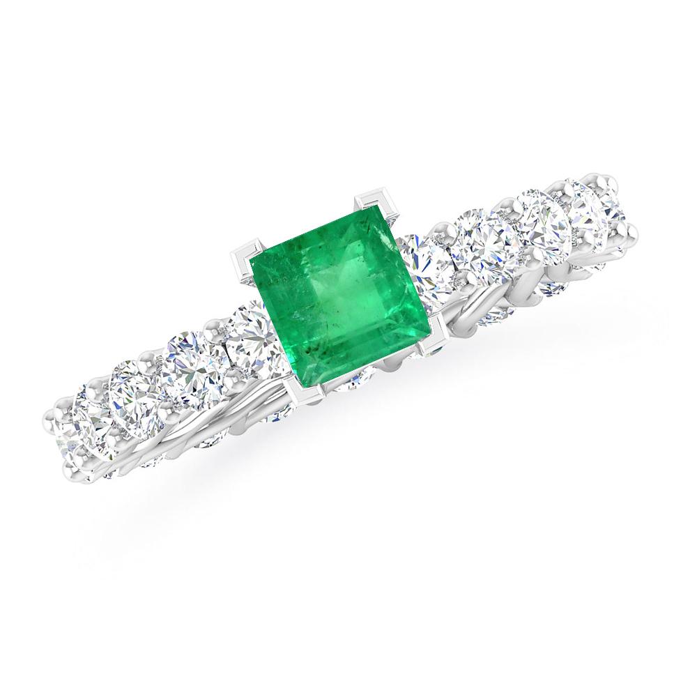 White Gold - Emerald