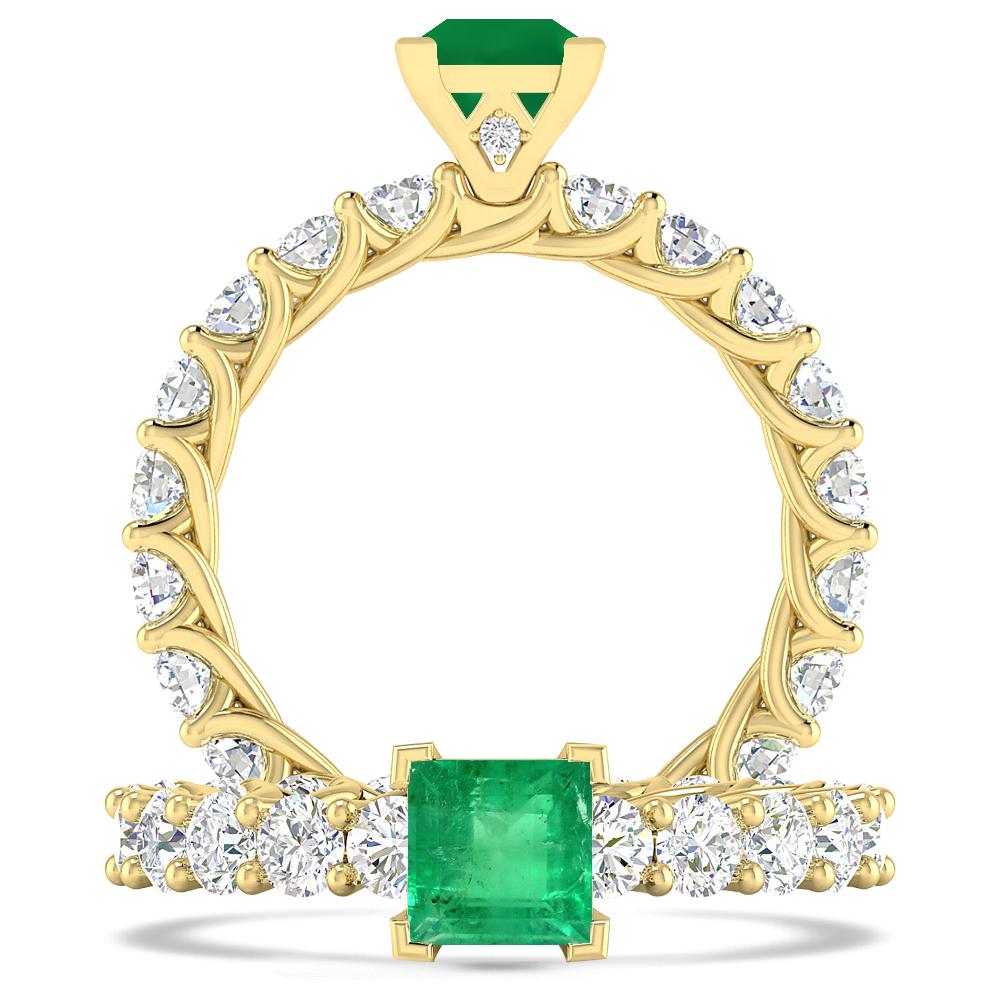 Yellow Gold - Emerald