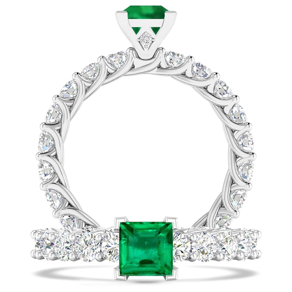 White Gold - Emerald