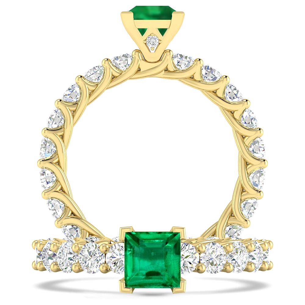 Yellow Gold - Emerald