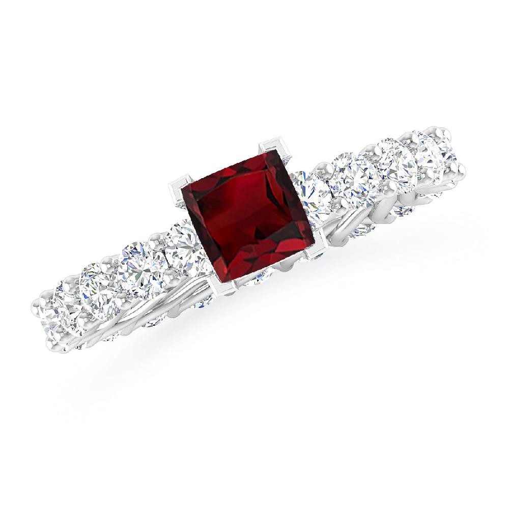 White Gold - Garnet