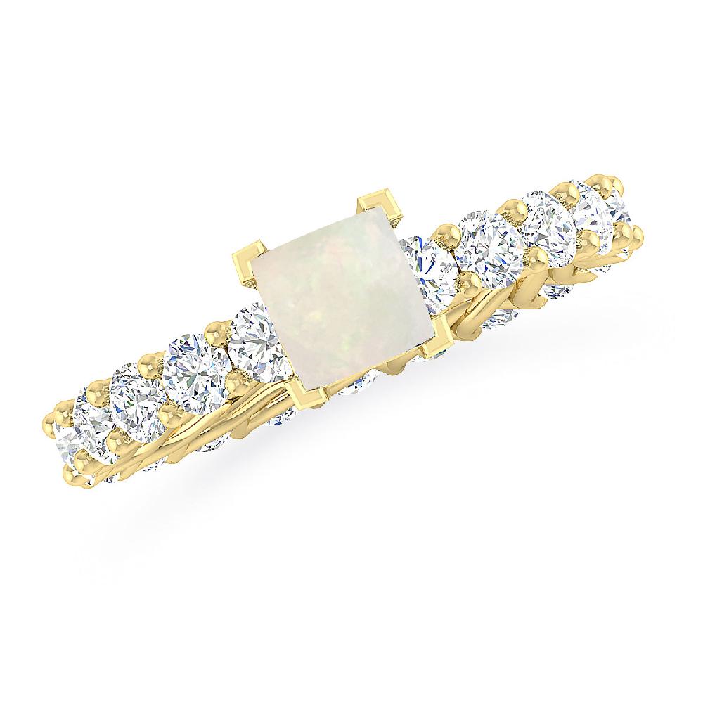 Yellow Gold - Opal