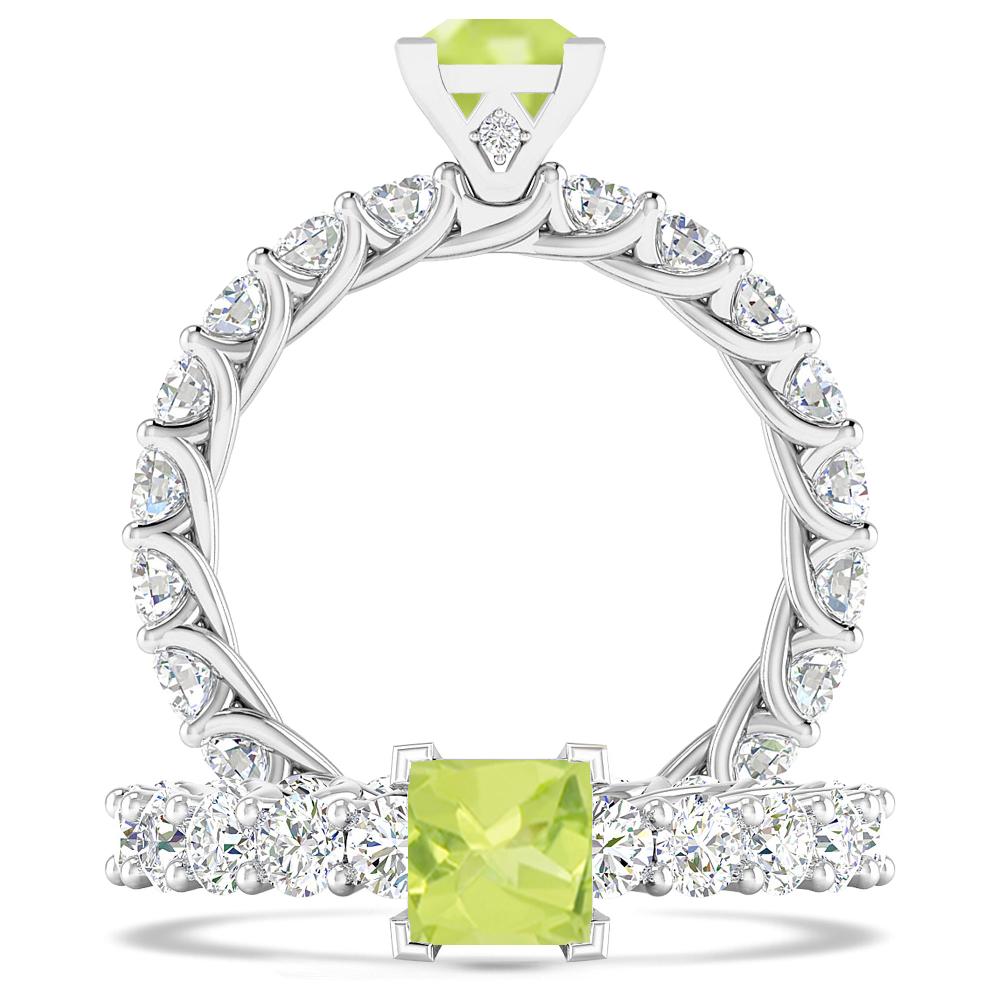 White Gold - Peridot