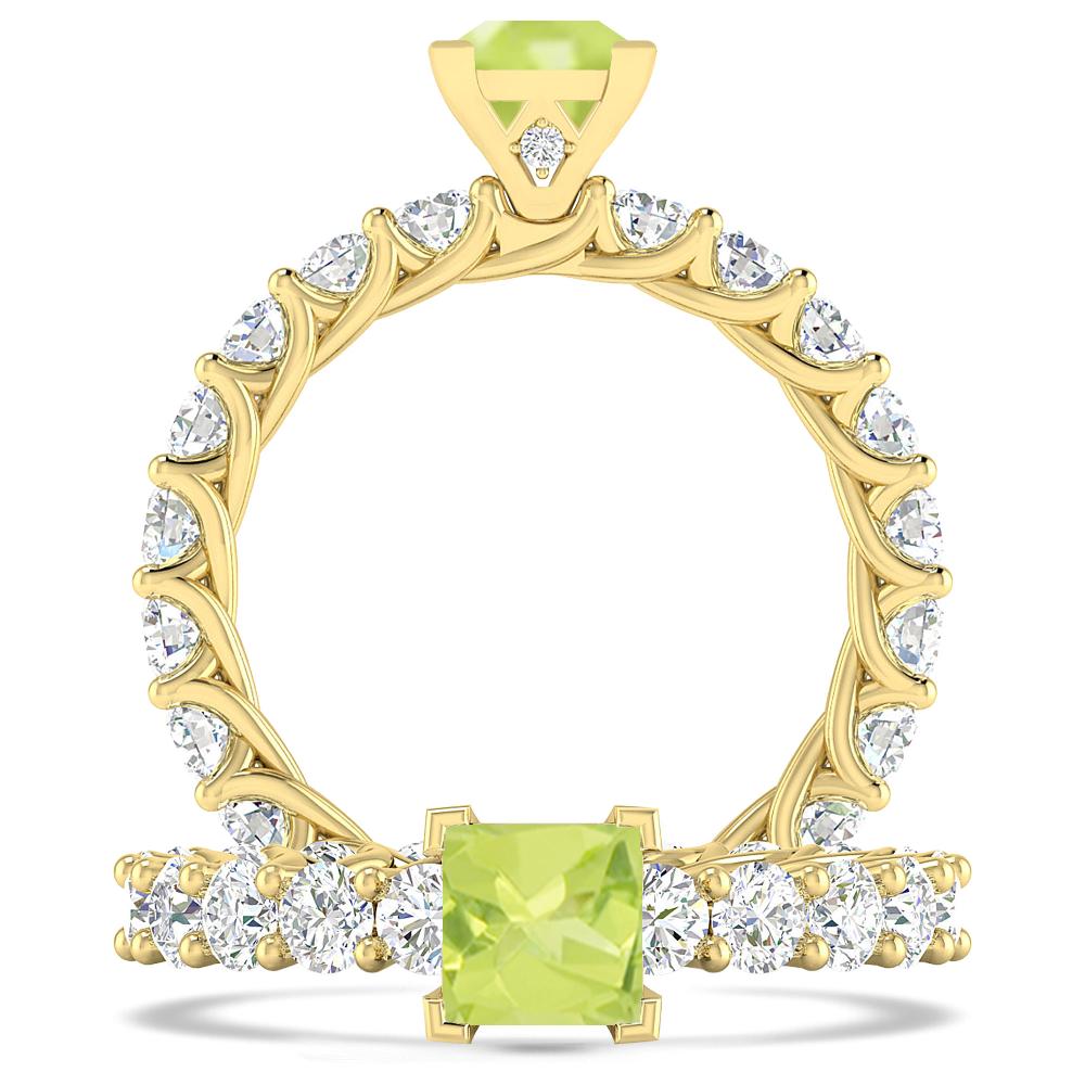 Yellow Gold - Peridot