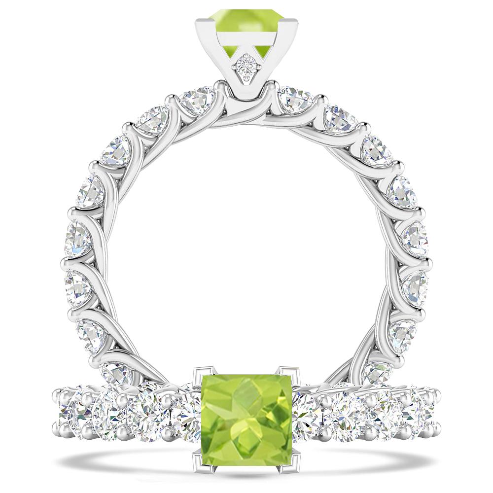 White Gold - Peridot