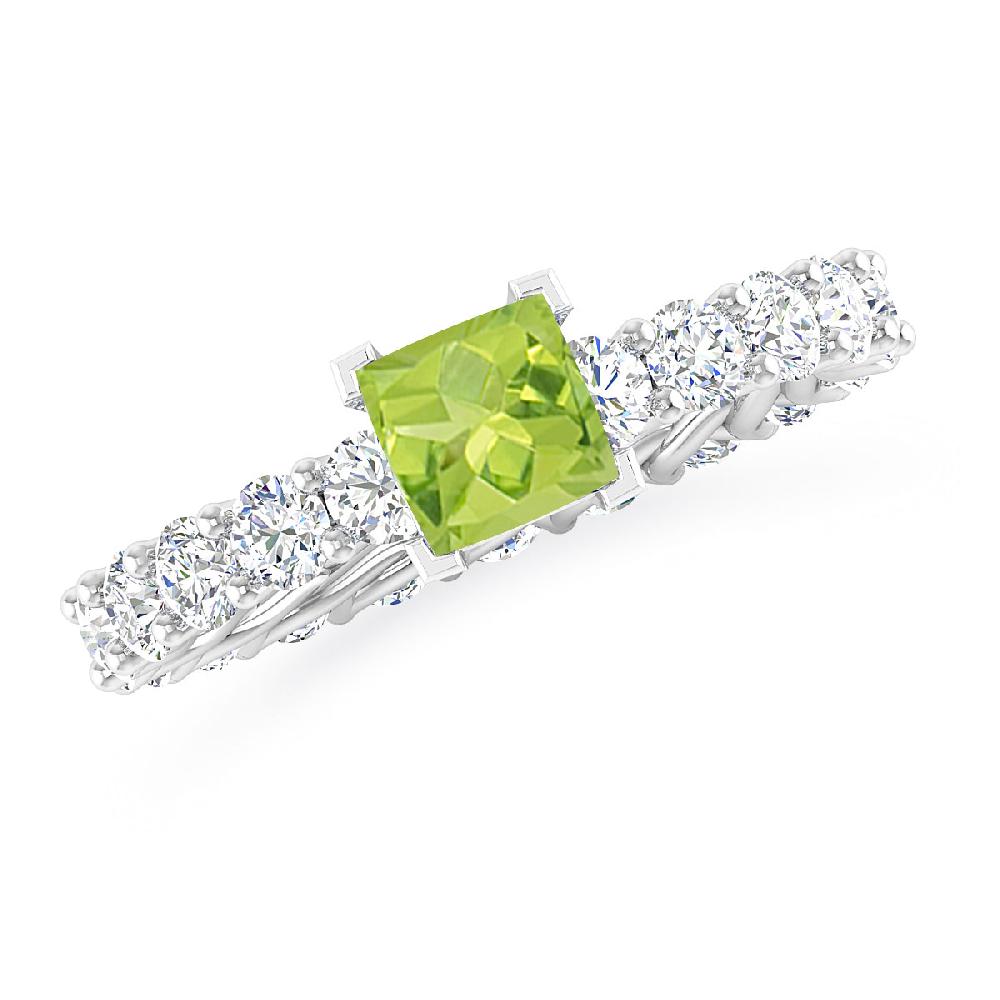 White Gold - Peridot